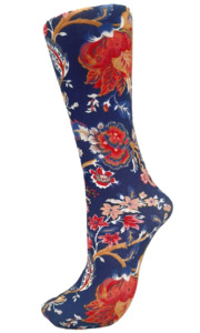 Celeste Stein ~ COMPRESSION Socks ~ Pampalore Navy