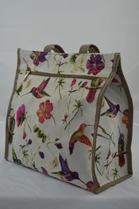 Tapestry Shopper Bag - Hummingbird