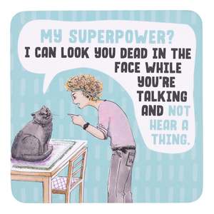 Splosh Mugs Plant Pots Soft Toys: Olive & Co. Superpower Coaster