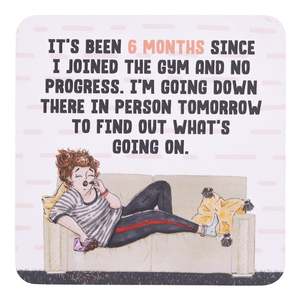 Splosh Mugs Plant Pots Soft Toys: Olive & Co. Gym Coaster