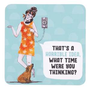 Olive & Co. What Time Coaster