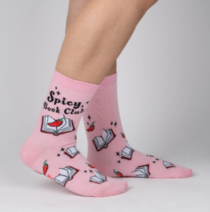 Funky Socks A: Spicy Book - Ladies Crew By Sock It To Me