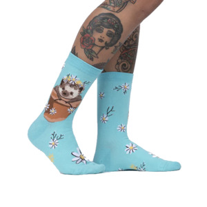 My Dear Hedgehog - Ladies Crew By Sock It To Me