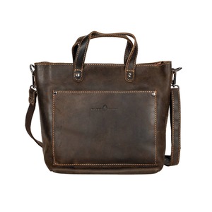 Leather Bags And Wallets: Greenwood Leather Panama Crossbody Tote Bag ~ Sandal