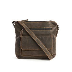 Greenwood Leather Lidia Crossbody Bag ~ Brown