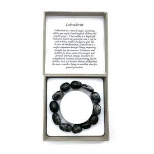 Jewellery By Via Smith: Crystal Bracelet ~ Labradorite (Dark)