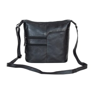 Greenwood Leather Bianca Shoulder Bag ~ Black
