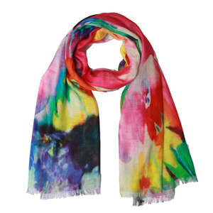 Floral Abstract Cotton/Modal Designer Scarf
