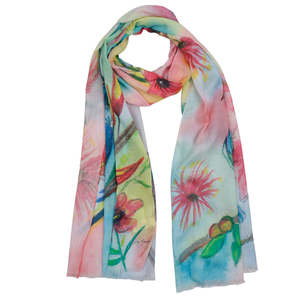 Gorgeous Scarves: NZ Birds Cotton/Modal Designer Scarf