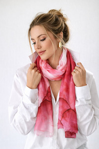 Rose Dreams Cotton/Modal Designer Scarf