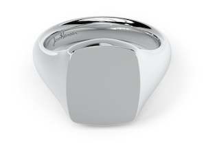 Quadrant Signet Ring, Sterling Silver