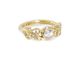 Diamond Elvish Vine Ring, Yellow Gold