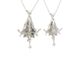 Elven Leaf Pendants, Platinum