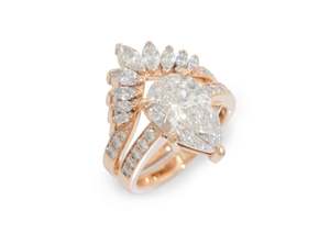 Custom Designs Bridal: Fantasy Wedding Set, Red Gold