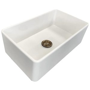 Luxury Kitchen Butler Sink 760x459mm - Ceramic White Glazed - KB7459 - Jerry Kit&hellip;