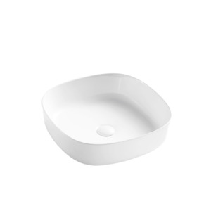 White Countertop Basin 450 450 140mm - Ceramic - T-30 - Jerry Kitchen & Bath