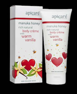 Skincare: Apicare WARM VANILLA AND MANUKA HONEY BODY CREME