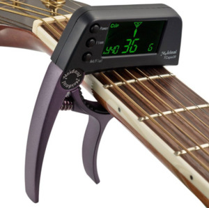 Products: Multifunctional Aluminum Alloy 2-in-1 Guitar Capo Tuner with LCD Screen