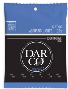 Martin Darco 12 String Acoustic Guitar Strings Light