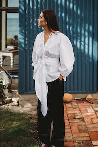 At Long Last Blouse - White