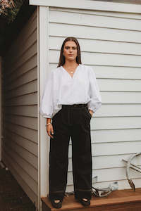 Skirts: Don't Mind Me Denim Pant - Black