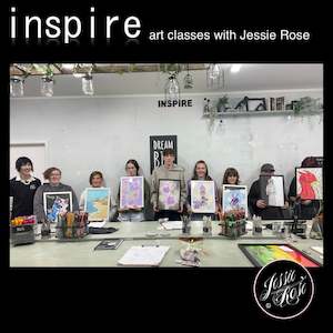 Inspire Art Classes Term 3: Term 3 - Ages approx. 12-14 yrs. Thursday 5.30-7pm