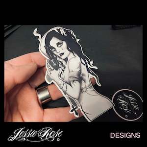 Stickers: Vinyl Stickers 'Smoking Gun'