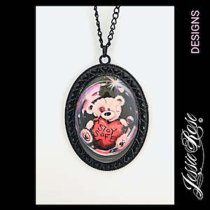 Pendants: Bubbles - 'Gothic Black' Pendant