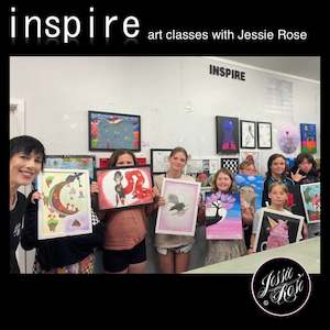 Inspire Art Classes: Term 2 - Ages approx. 11-14yrs. Tuesday 5.30-7pm