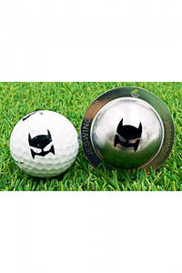 Golf Ball Marker: Batman Mask Logo Golf Ball Marker
