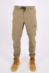 Jet-Lite Hybrid Elastic Waist Pant - Khaki