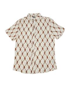 Jetpilot Mens Shirts: JETPILOT ROPE MENS S/S SHIRT - WHITE