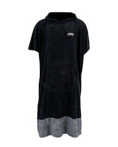 Jetpilot Towels: FLIGHT MENS HOODED TOWEL - CHARCOAL