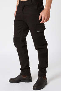 Jetpilot: Fueled Corrugated Stretch Pant - Black