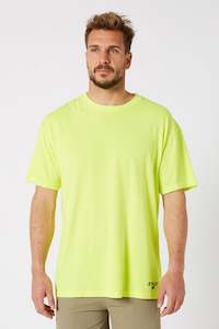 Jetpilot Sale All: Fueled Low Hit Tee - Hi Vis Yellow