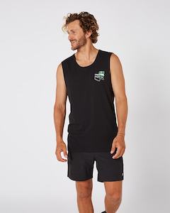All Clothing And Accessories: Get Lost Mens Muscle Tee - Black