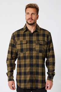 Jetpilot Flannel Shirt Mustard