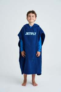 Jetpilot Kids Hoodie Towel - Blue
