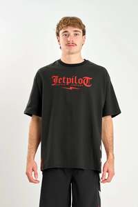 Jetpilot Tribal Heavy Tee - Black