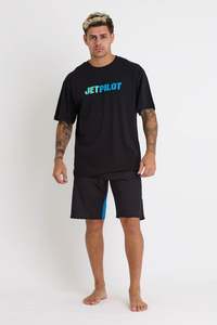 Stocking Stuffers Under 50: Jetpilot 86 Spinal Tee - Black/Blue