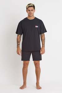 Sample Sale: Jetpilot Vintage Badge Tee - Black