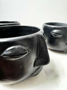 Homewares: Dark Clay Cup With Handle Oaxaca