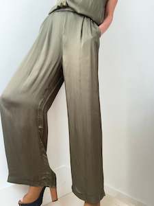 Pants: Wide Leg Pants Khaki