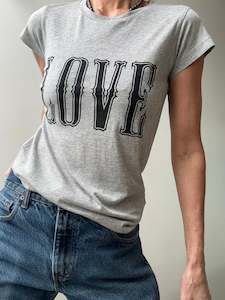Zadig Voltaire: Zadig & Voltaire Western Love Tee Grey