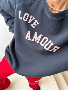 Zadig Voltaire: Zadig & Voltaire Love Amour Sweatshirt Navy