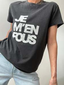 Zadig Voltaire: Zadig & Voltaire Je M'en Fous Tee Washed Black