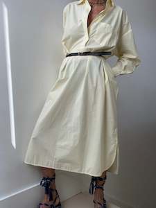 Skall Studio Edgar Shirtdress Lemon