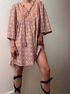 Arnhem Dusty Pink Mini Dress