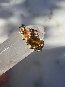 Large Honey And Lemon Saphire