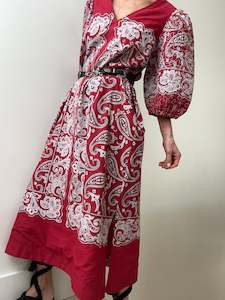 Sea Ny: Block Print Sea NY Dress Red